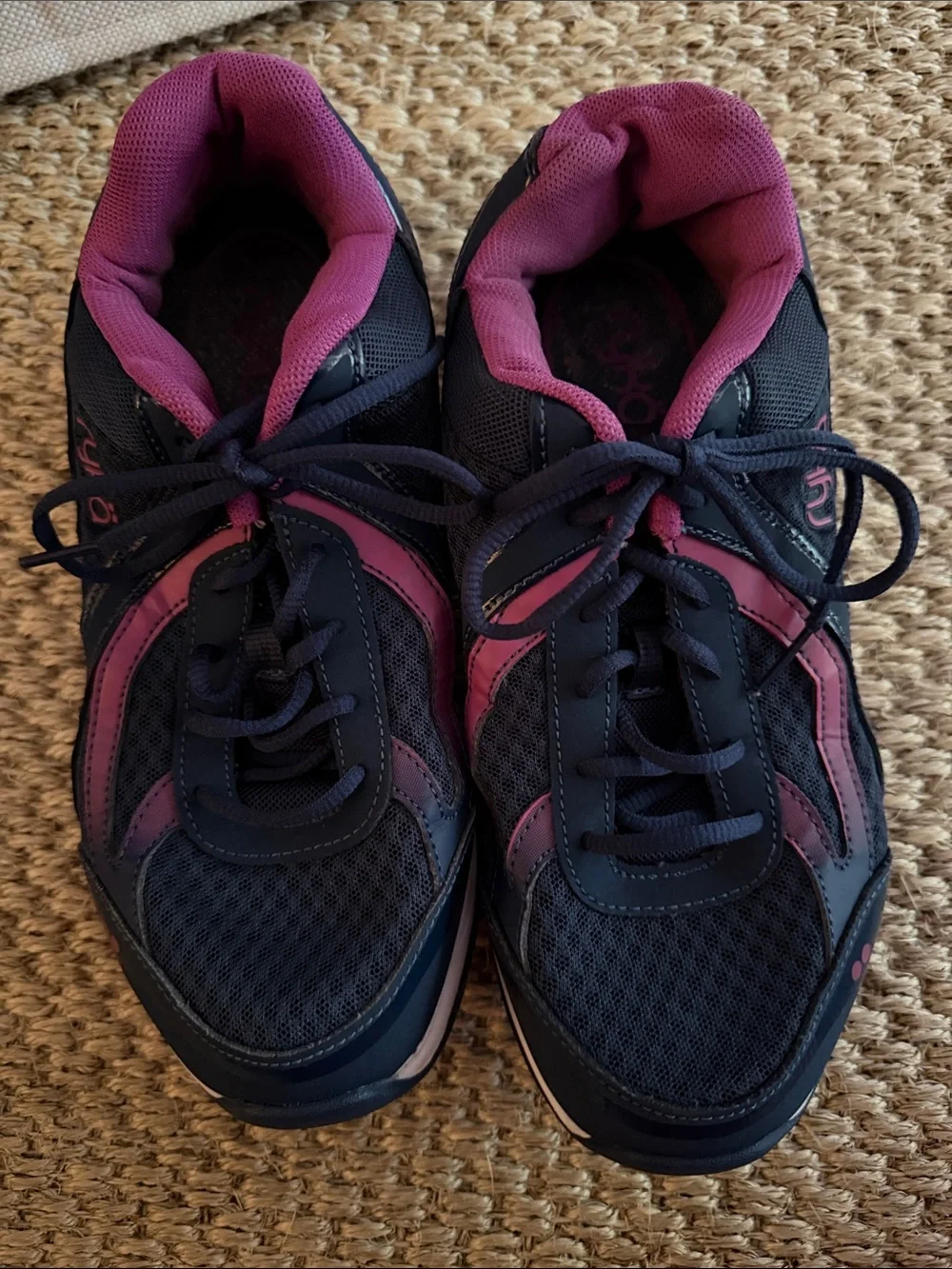 Ryka Navy and Magenta Athletic Sneakers for Women